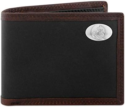 ZEP-PRO NCAA FSU Seminoles, crna i smeđa kožna torbica Concho novčanik, jedna veličina