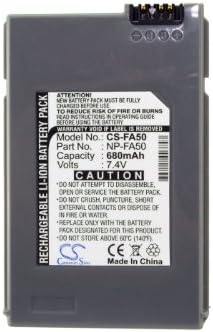 Baterija za Sony DCR-PC55S DCR-PC55W NP-FA50 7.4V 680mAh