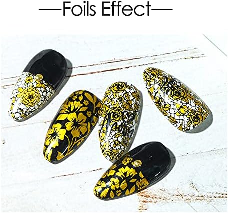 Hollow čipkasti uzorak holografska naljepnica za prijenos noktiju dekoracija noktiju profesionalni Salon za umjetnost noktiju DIY potrepštine 10 stila