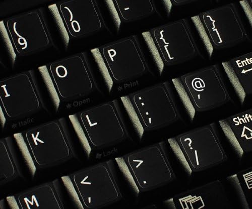 Engleski UK crna pozadina netransparentni raspored oznaka tastature