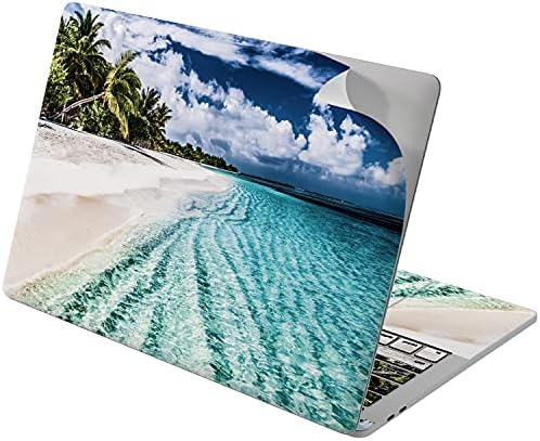 Cavka vinilna dekal Kompatibilna za MacBook Pro 16 M1 Pro 14 2021 Air 13 m2 2022 Retina 2015 MAC 11 MAC 12 Laptop Nature Tropicals Ocean Dizajn Sea Beach Naljepnica Print plavi palmi