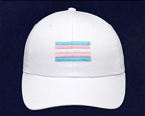 Prikupljanje sredstava za uzrok | transrodni šešir svijesti u bijeloj zastavi ponosa pravokutnika
