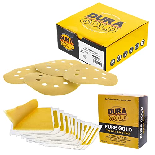 Dura-Gold Premium 5 Zlatni brusni diskovi - 600 Grit & Dura-Zlato - čisto zlatne superiorne preplate - Tack krpe