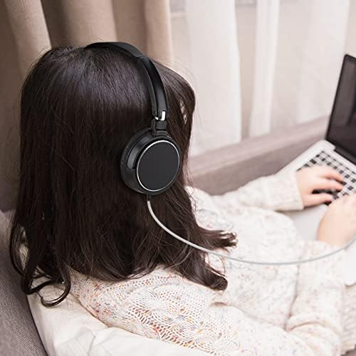 Salalis ožičene slušalice preko uha, lagane kabelirane slušalice Stereo HiFi glazbene slušalice Sklopivi slušalice Kompaktne slušalice za žične slušalice s podesivim trakom za glavu