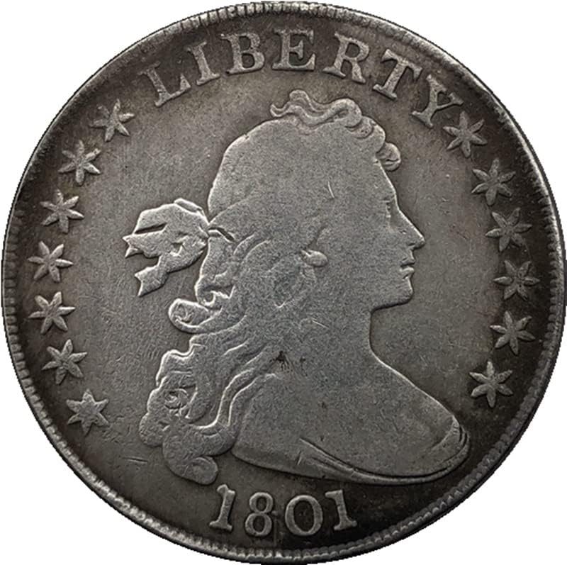 Do starih 1801 Američki novčići od mesinganog srebrnih kovanica starini zanati inozemni kovanice