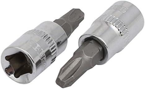 Aexit PH3 Phillips glava za ručni alat 1/4-inčni kvadratni hrom-Vanadijum Čelični Adapter za utičnicu 2kom Model: 53as27qo601