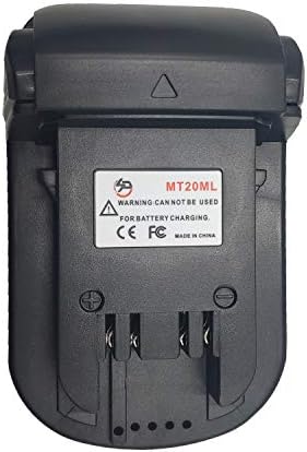 MT20ML adapter za Makita 18V Li-Ion baterija BL1830 BL1860 BL1815 Pretvori u Milwaukee M18 litijumsku bateriju