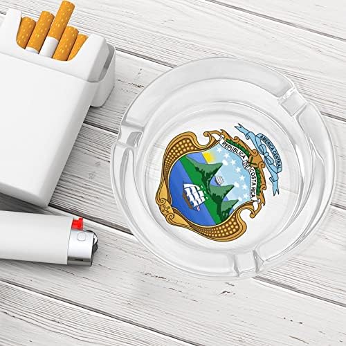 Nacionalni amblem Costa Rica Ashtray cigareta za cigarete za cigaretu za pepeljaru za kućnu kancelariju