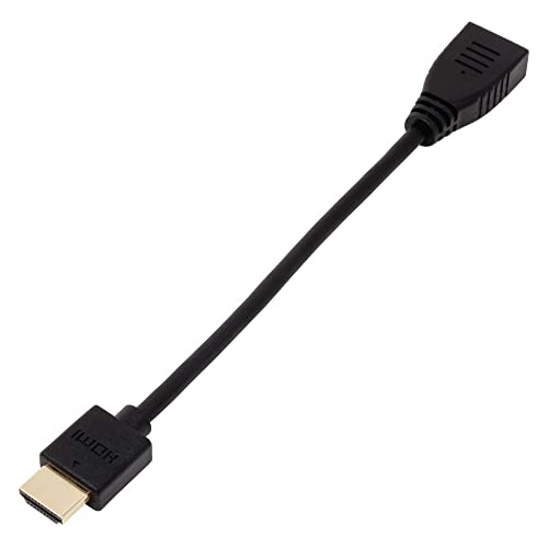 Ainex AMC-HDES01V20 Slim & Mekani i mekani brzi HDMI produžni kabel, 0,3 ft