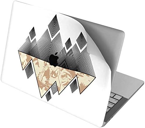 Wonder Wild Kože kompatibilan s macbook naljepnica vinil zraka 11 inčni MAC 13 Retina 12 Pro 14 15 16 tastatura 2019. 2017. 16 16 naljepnica laptop geometrijska apstraktna momentalna crnog mramornog zlatne teksture