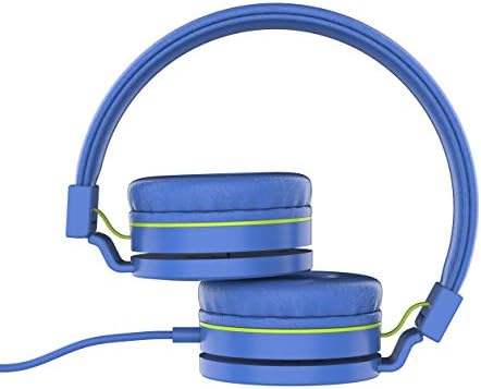 Lorelei L-01 slušalice za uši sa mikrofonom, lagane preklopne Stereo bas slušalice sa 1,5 m kabelom bez zavoja, prenosive žičane slušalice za školu / putovanje / avion