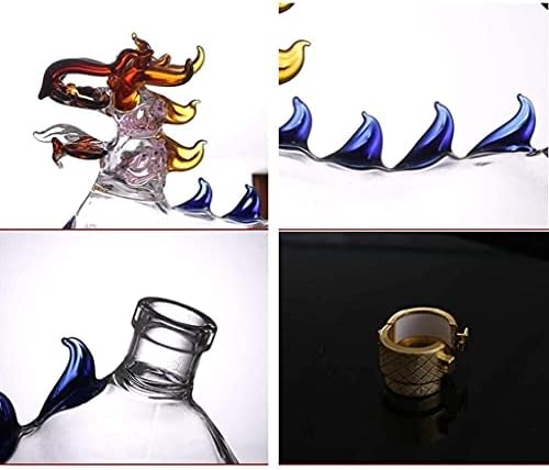 Whisky Decanter Wine Decanter Whisky Decanter - Aerator za vino za životinje, sa izrađenom staklenom rakijom Tequila Bourbon Rum kontejner