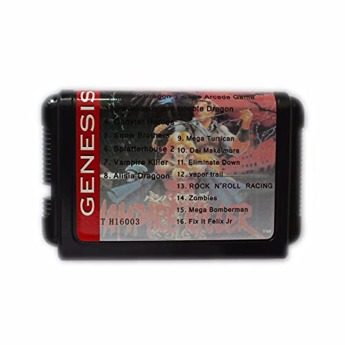 Super igra 16 na 1 16 bitnu MD karticu za sega mega pogon za Genesis