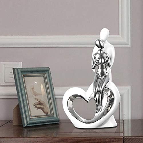 WSSBK Moderni keramički parovi Opremanje zanata Kućne dnevne sobe Stolne figurice Dekoracija Office Decre Decor Decor Wedding Pokloni