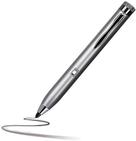 Navitech srebrna mini fine tačaka Digitalna aktivna olovka za stylus kompatibilna sa Lenovo jogom S730 13.3