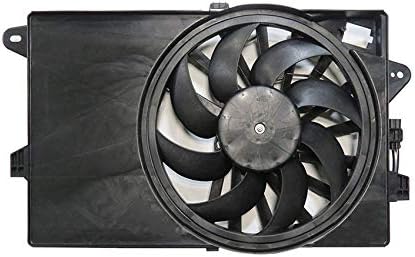 RAREElektrični novi ventilator za dvostruki radijator i kondenzator kompatibilan sa Fiat 500 električni 2012-17 2018 55111351ab