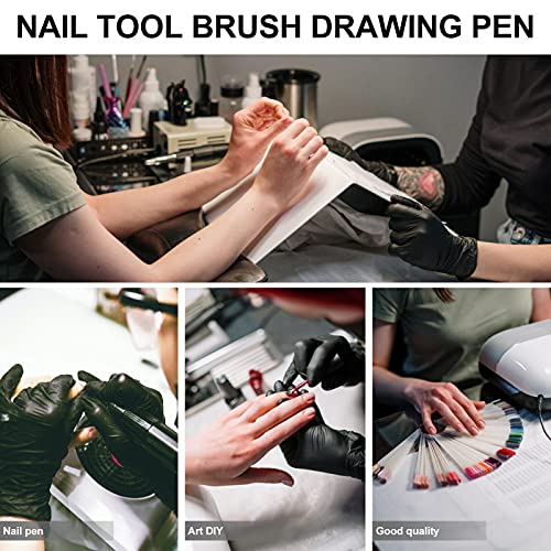 HEALLILY UV Gel četkica za nokte olovka za farbanje noktiju turpija za nokte Nail Art olovka za manikuru Nail Art alat za Salon Home