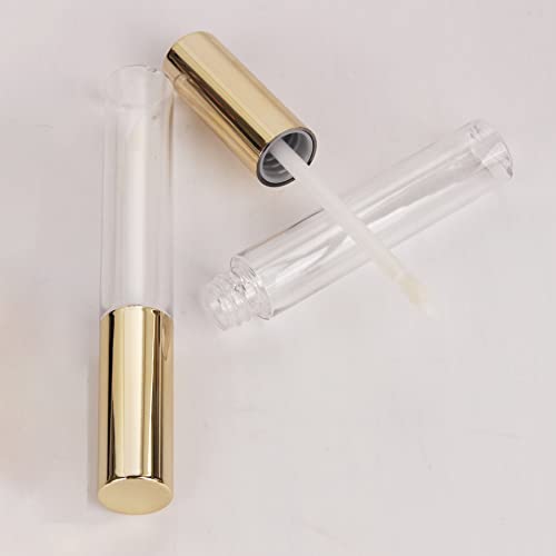 COSIDEA 24 kom okrugle zlatne prazne DIY cijevi za sjajilo za usne, posude za sjajilo za usne od 10 ml, jeftina cijev za usne