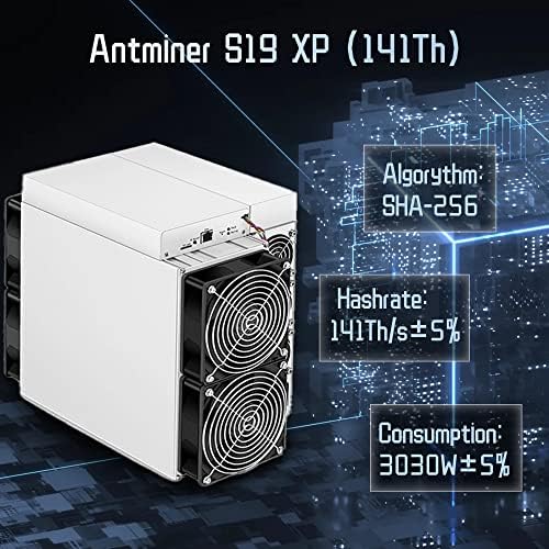 Antminer S19 XP 141. / s BTC Bitcoin Miner, 3030W S19XP 141T ASIC rudar za kripto