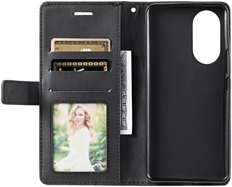 Poklopac futrole za mobilni telefon kompatibilan sa futrolom za novčanik Oppo A17 4G novčanika, PU kožna Flip Folio futrola sa držačima
