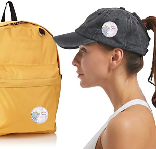 5 pakovanje dječje djevojke za bebe slatka slonova kruna okrugla značke osobno gumb igle za torbe za odjeću ruksački kaps traperice