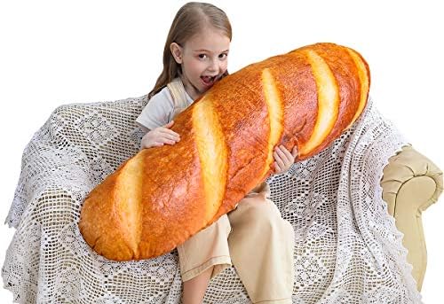 WEPOP 24 u 3D simulaciji krug oblik jastuk mekani lumbalni baguetti stražnja jastuka Smiješna hrana plišana punjena igračka