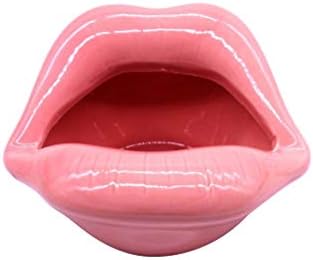 Usne usta za usne pepeljare Držač kreativnog nakita Držač prstena za stalak za kućni ukrasi ružičasta