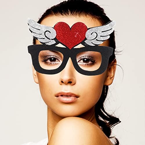 Amosfun 8kom Valentinovo naočare za Valentinovo dekor valentinovo naočare plastike srce naočare Party Favors