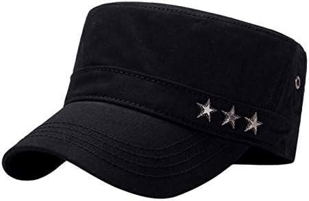 Yangyy Basic Army Cap Vojni stil Hat Unisex Pentagram bejzbol kapa Svadrva vojna vojska šešir