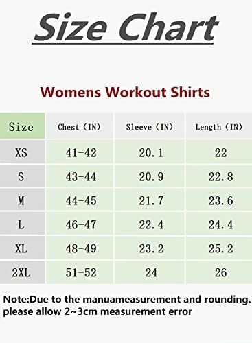 Majice za vježbanje za žene, ženska mreža Atletska majica Yoga teretana vrhova Sportward 3/4 rukava za vježbanje za žene