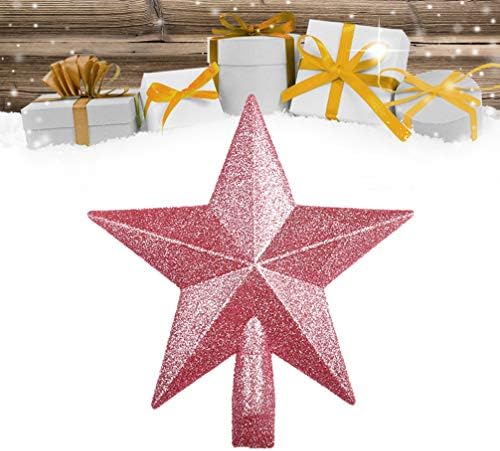 LED dekor zvezdice TOPPER SKRUZENO Plastic 5 točka Star Božićni kros za odmor Božićno ukrašavanje stabla LED projektor