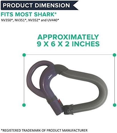 Mislim Crucial zamjena Shark crijevo ručka, HEPA stil, pjena & filc Filter Kit odgovara NV350, NV351, Nv352 Navigator Lift-Away vakuum, u poređenju sa dijelom 113ffj XFF350 XHF350