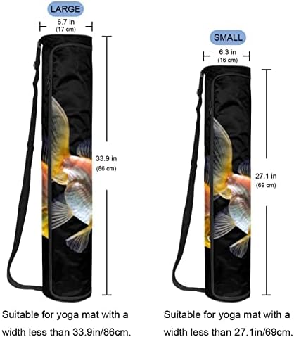 Zlatna ribica torba za nošenje prostirke za jogu s naramenicom torba za jogu torba za teretanu torba za plažu