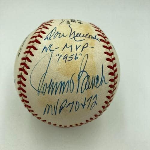 Willie Mays Stans Musial NL MVP pobjednici potpisali su snažno upisane bejzbol PSA DNK - autogramirani bejzbol