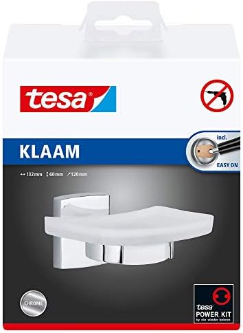 Tesa UK 40268-00000-00 40268-0000-00 SOAP DISH, ECCIG, srebro