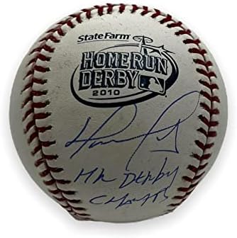 David Ortiz potpisao je autogramiranu kućnu pokretu Derby bejzbol W / natpis JSA - autogramirani bejzbol
