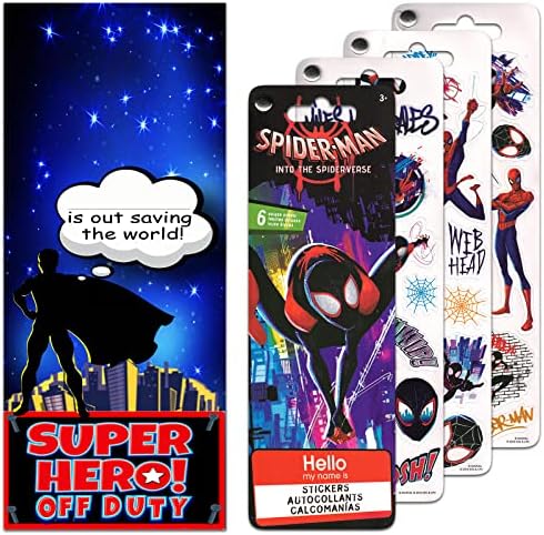 Marvel Spiderman torba za ručak Set za dječake, djecu - paket sa izolovanom školskom kutijom za ručak superherojima sa naljepnicama
