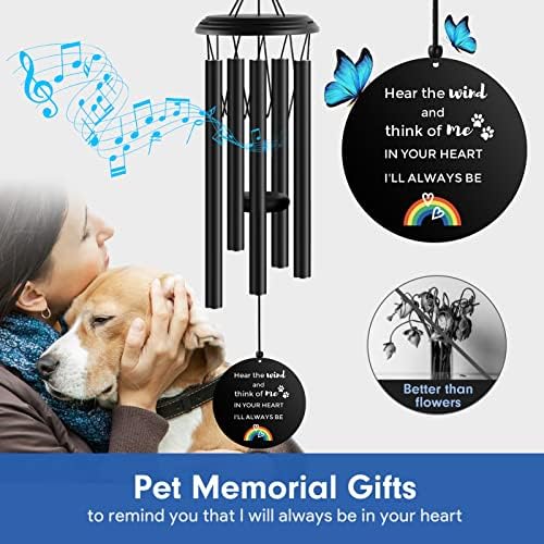 YOUNTASY Dog Memorijalni pokloni i spomen zvona za Vjetar za gubitak voljene osobe