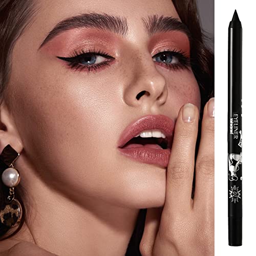 Outfmvch Izbrisivi Eyeliner 10 duginih boja Eyeliner Glue Pen 2 u 1 olovka za usne dugotrajni Eyeliner en Cosmetics