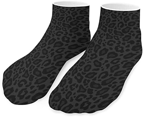 Awduium ženske crne leopard čarape cheetah casual čarapa Novost šarena lijepa gležanj sox 5 parovi luksuzni smiješni pokloni unisex