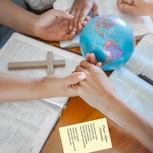 4-Way Cross privjesak sa prvom Pričešću molitvu kartica, vjerski Nakit, Pokloni za katoličke dječake i djevojčice, 18 inča
