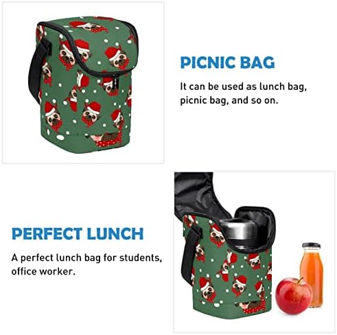 GUEROTKR torba za ručak žene, torba za ručak za muškarce, kutija za ručak za odrasle, pas