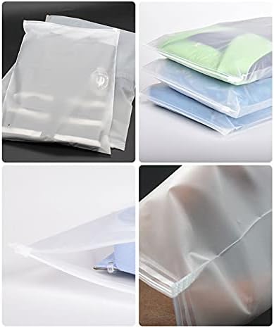 Xixian plastične vrećice za odjeću, 50pcs pakiranje jastuci čiste torbe sa zatvaračem plastične vrećice Poly torbe za klizač za zatvaranje