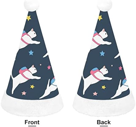 Prostor sa boji ruksaci mačke Božić šešir personalizirana Santa šešir Funny Božić dekoracije