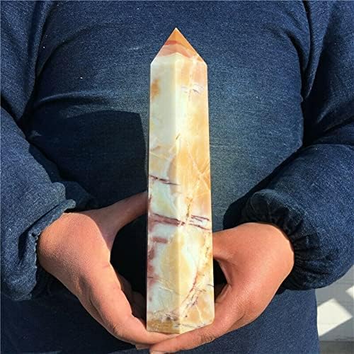 Fopure Stone 230mm Natural Lijepa prekrasna kristalna oznaka Obelisk kvarcne tačke šipke prirodno kamenje i minerali