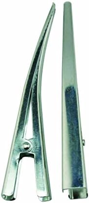 Wuuycoky Clip za kosu Boja srebrna 60 mm u dužinu bez paketa zuba od 6