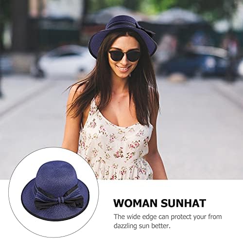 Bestoyard Womens Sunčani šešir Žene sunčani šešir Žene sunčani šešir Ljeto Sklopivi plažni šešir Jednostavno sunčani šešir sunčani