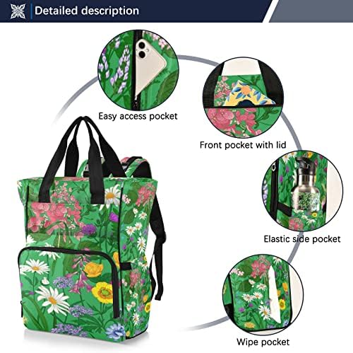 Kovanice za djecu za djecu, leptir ruksak ruksačka torba s pelenom za peleni za žene i muškarce, 17
