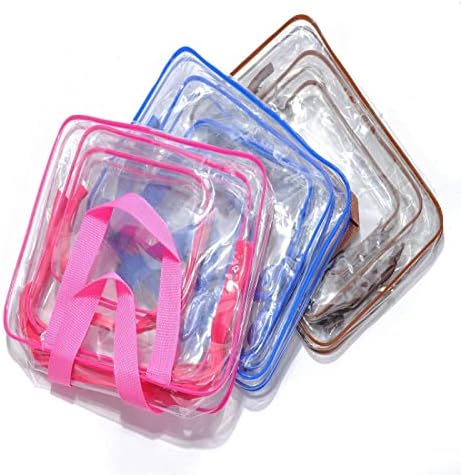 Sunnym PVC multifunkcionalna torba za pohranu za pohranu prozirna perska kozmetička torba prozirna tri komada set za završnu bažu