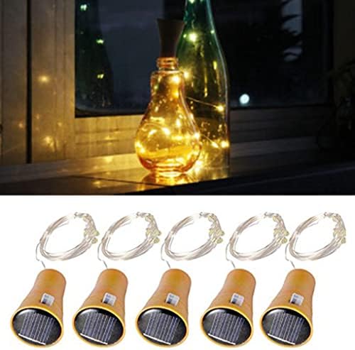 Solarne flaše plute Fairy Lights Wine Bottle Torch Kit pluta svjetla za vino boce 10 LED boca svjetlo noćna svjetla za Božić DIY Party